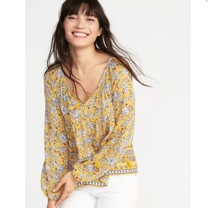 Old Navy Boho Tassel-Tie Swing Top